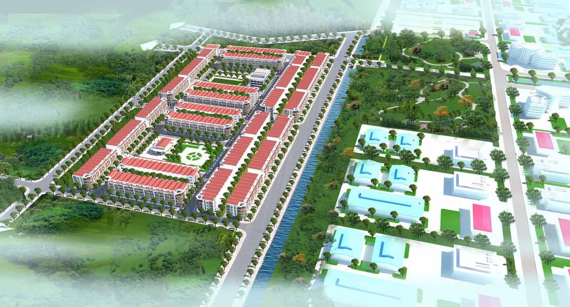 phối cảnh dự án dũng liệt green city yên phong bắc ninh